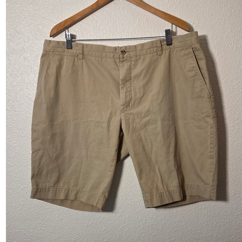 Polo Ralph Lauren Khaki Chino Shorts Men 40 Classic Casual Golf Pony Logo